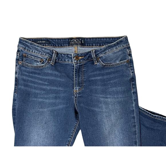 Lucky Brand Women's Lolita Skinny Jeans Mid-Rise Size 10/30 Medium Wash - Picture 5 of 13